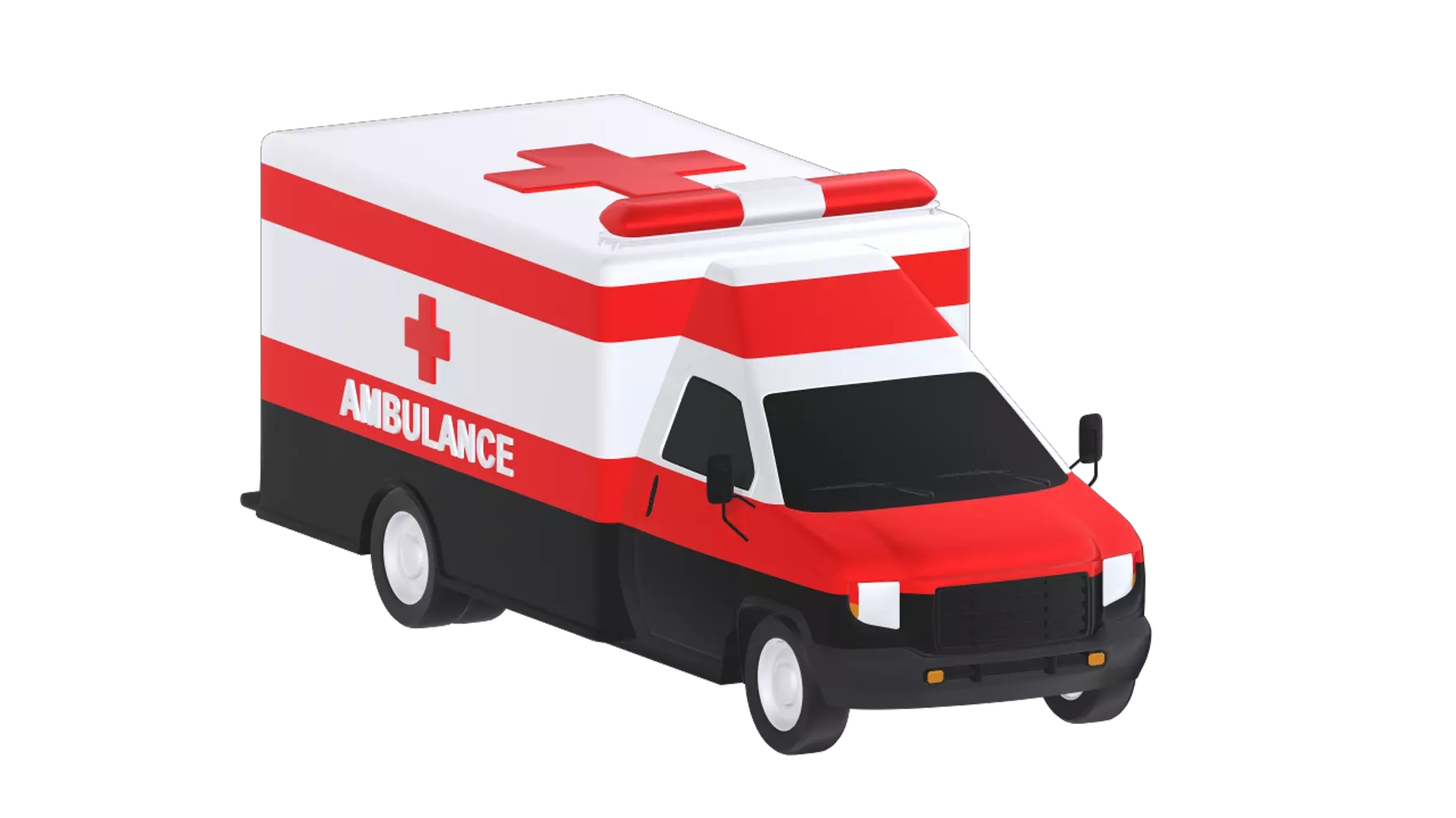 Ambulance 3D Graphic