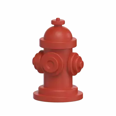 Fire Hydrant 3D Graphic