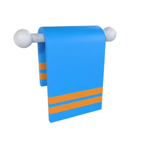 Hanged Towel 3d model--389e7bfb-f362-4abb-a927-a662344c6765