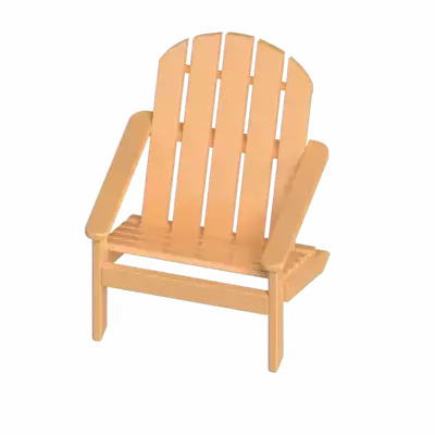 Lounge Chair 3D Graphic