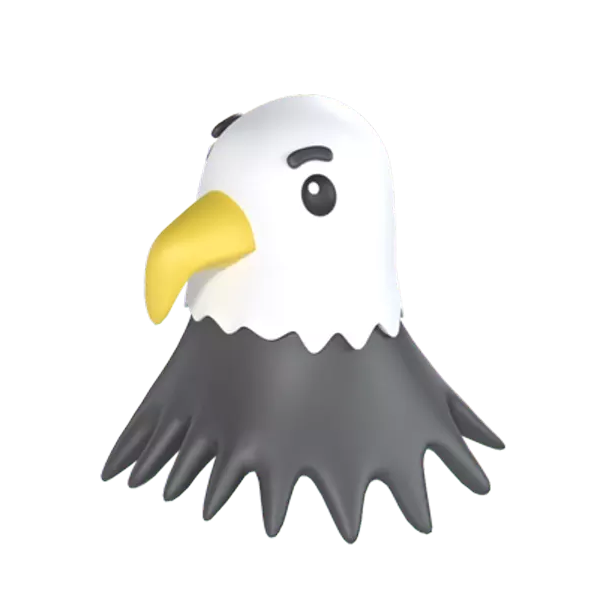 Eagle Head 3D Graphic