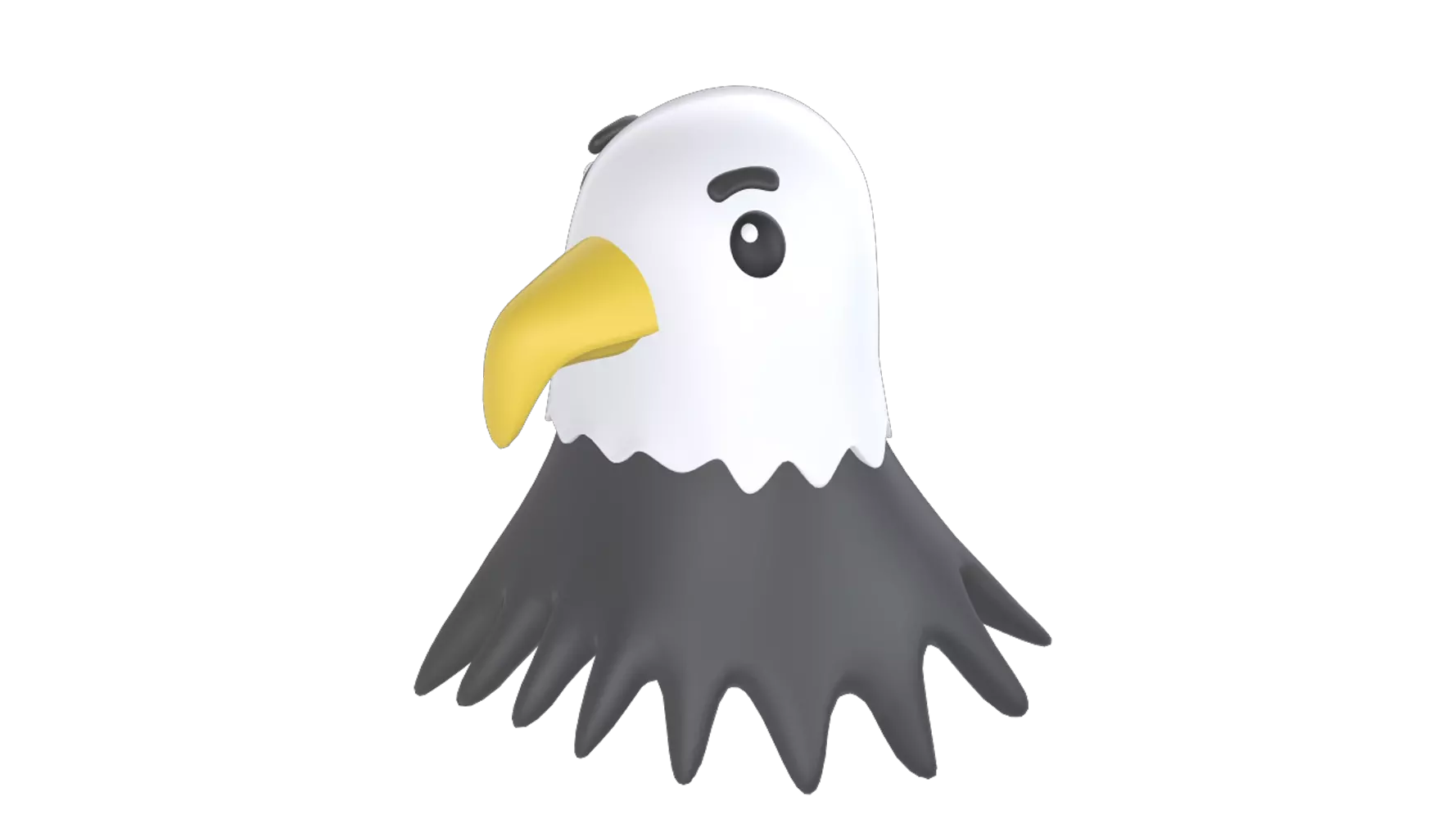 Eagle Head 3D Graphic