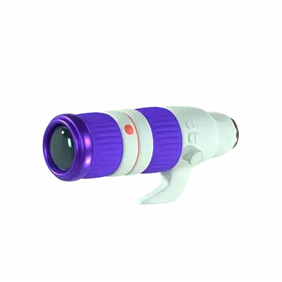 Tele Lens 3D Graphic