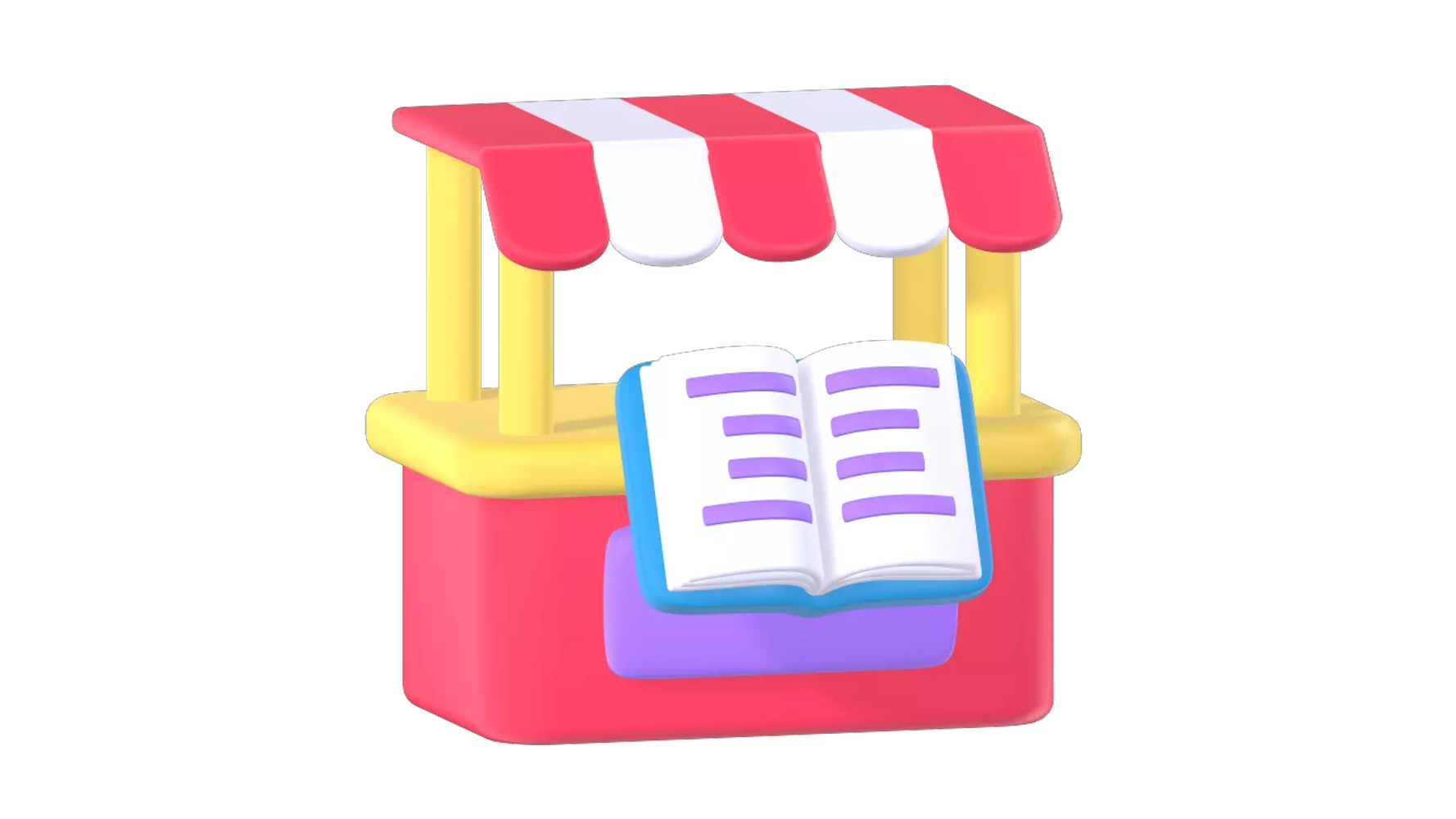 Book Fair 3D Graphic