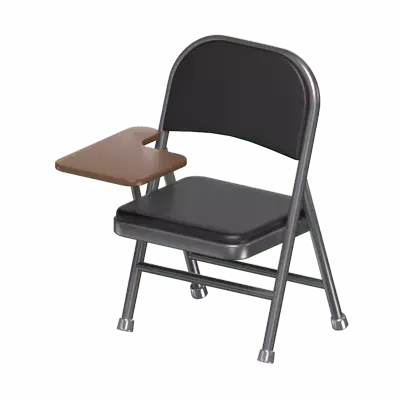3D Student Chair Model Comfortable Learning 3D Graphic