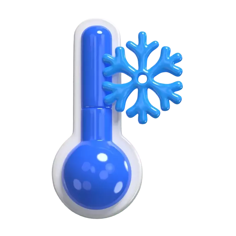 Thermometer 3D-Modell Genaue Temperaturmessung 3D Graphic