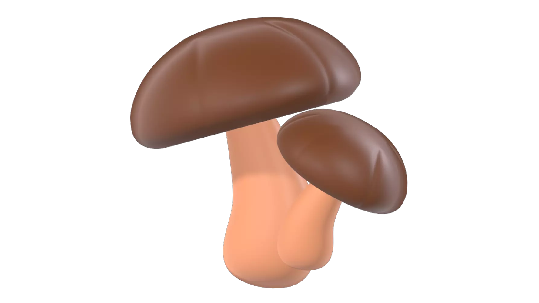 Mushroom 3D Graphic