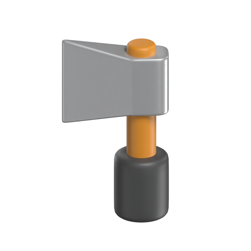 Axe 3D Icon Model 3D Graphic