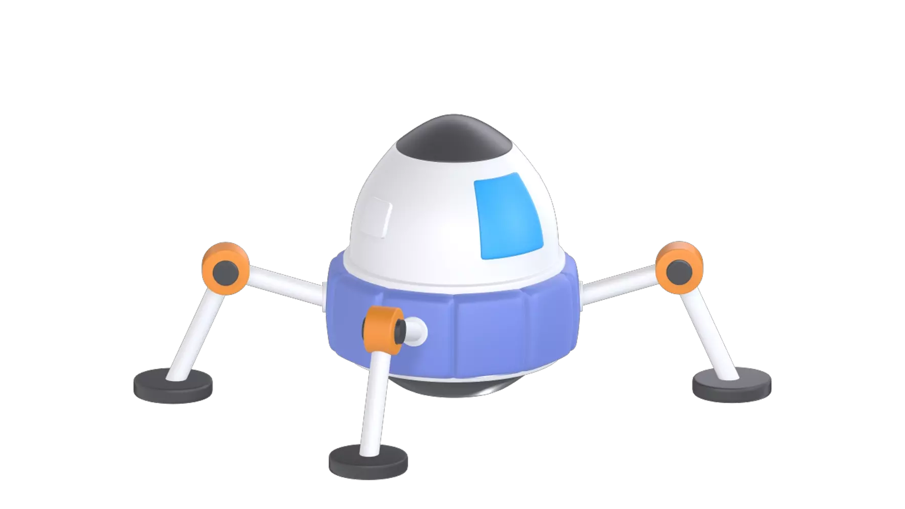 Space Robot 3D Graphic