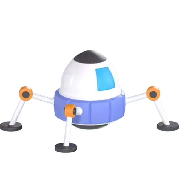 Space Robot 3D Graphic