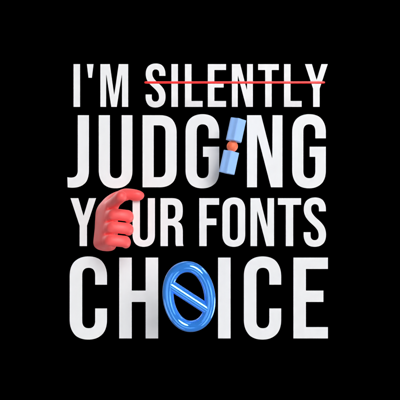 Fonts Choice 3D Template
