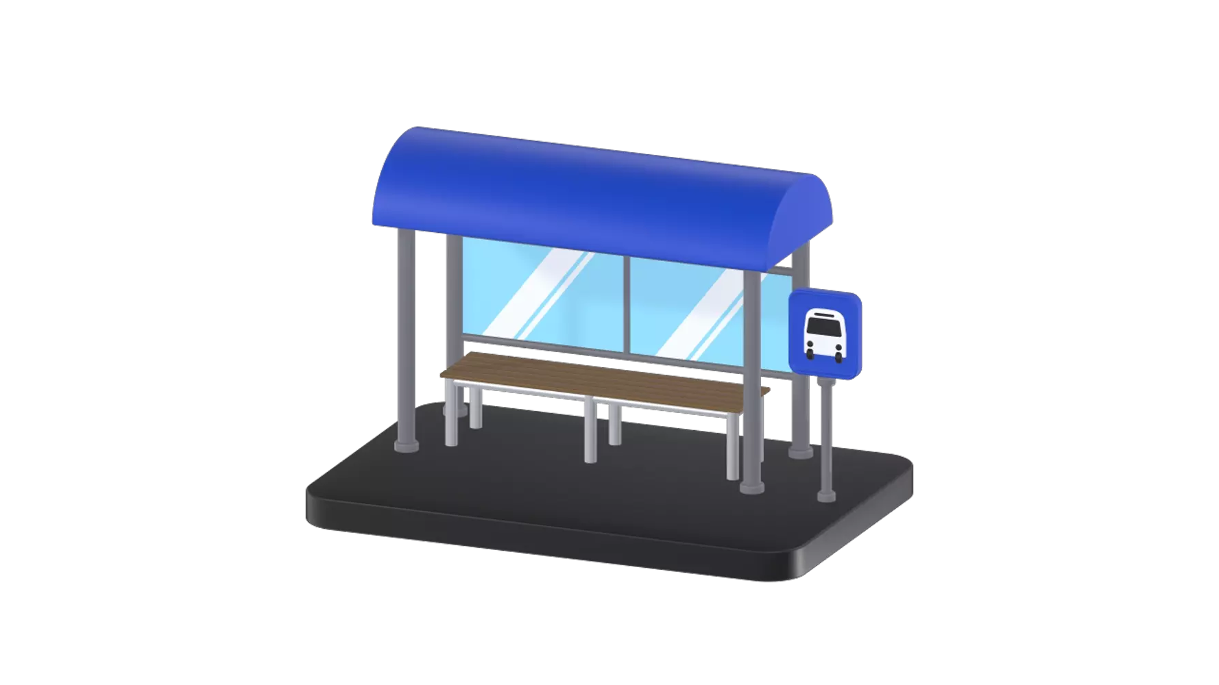 Bus Stop 3d model--e345be69-5aa8-44ef-adc8-806156a0ddea