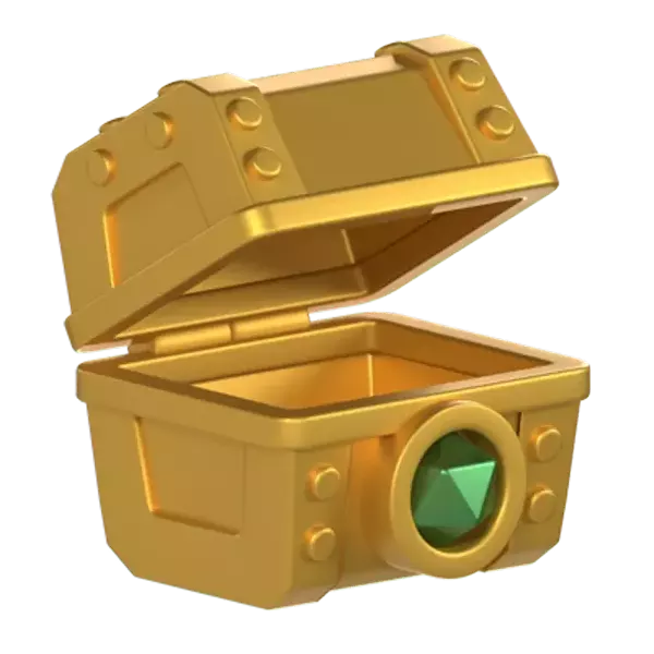 Gold Box 3D Graphic