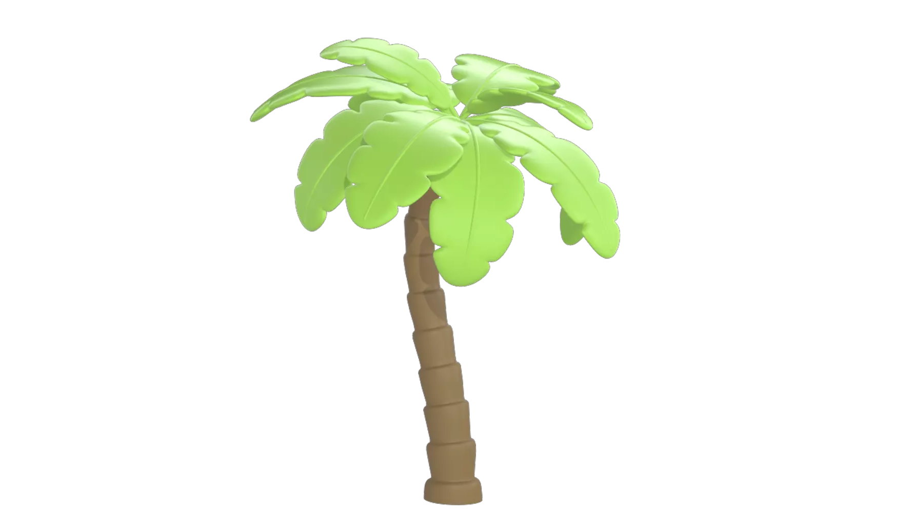 Palm Tree 3D Graphic