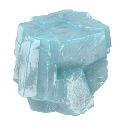 Big Ice Rock 3D Model For Glacial Environment 3D Graphic