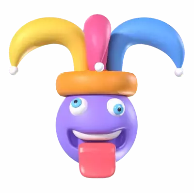 Weird Emoji 3D Graphic