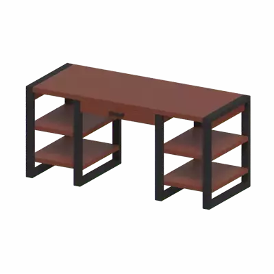 Working Table 3D Graphic