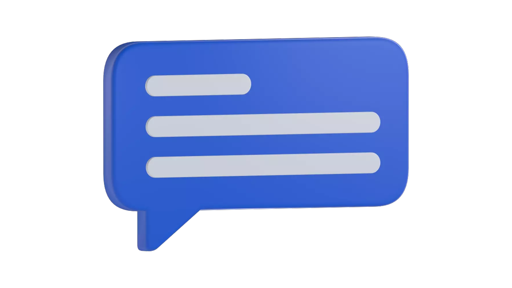Chat Speech 3D Graphic