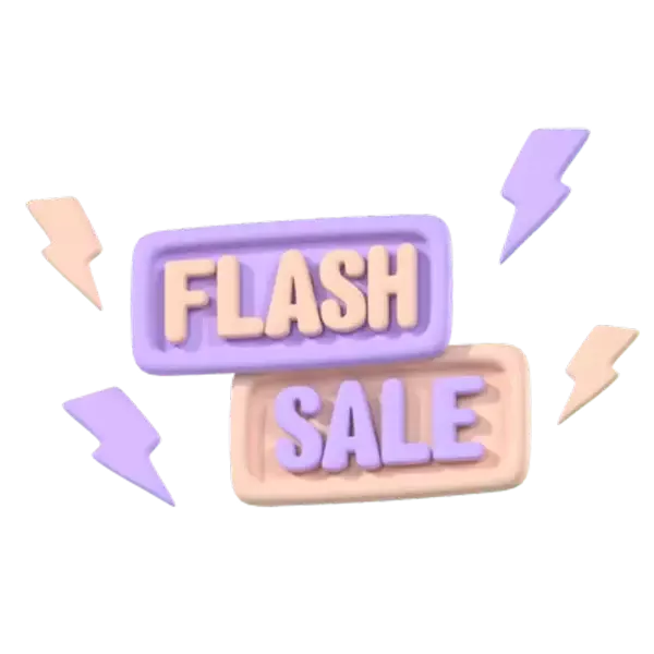 Flash Sale 3D Graphic