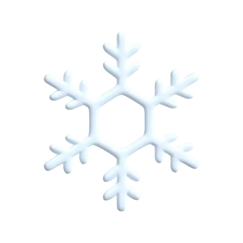 Snowflake 3D Graphic