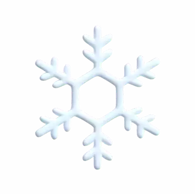 Snowflake 3D Graphic