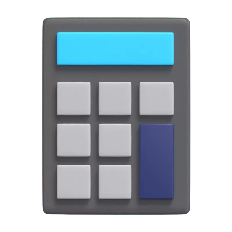 Calculator 3D Graphic