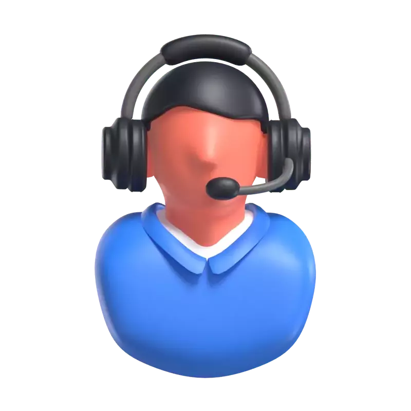 Assistant Icon 3D Graphic