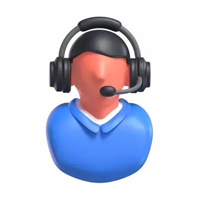 Assistant Icon 3D Graphic