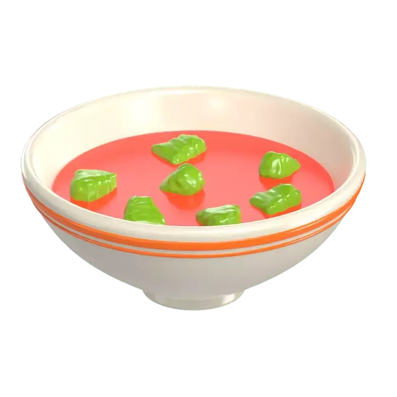 Soup Bowl 3D Graphic