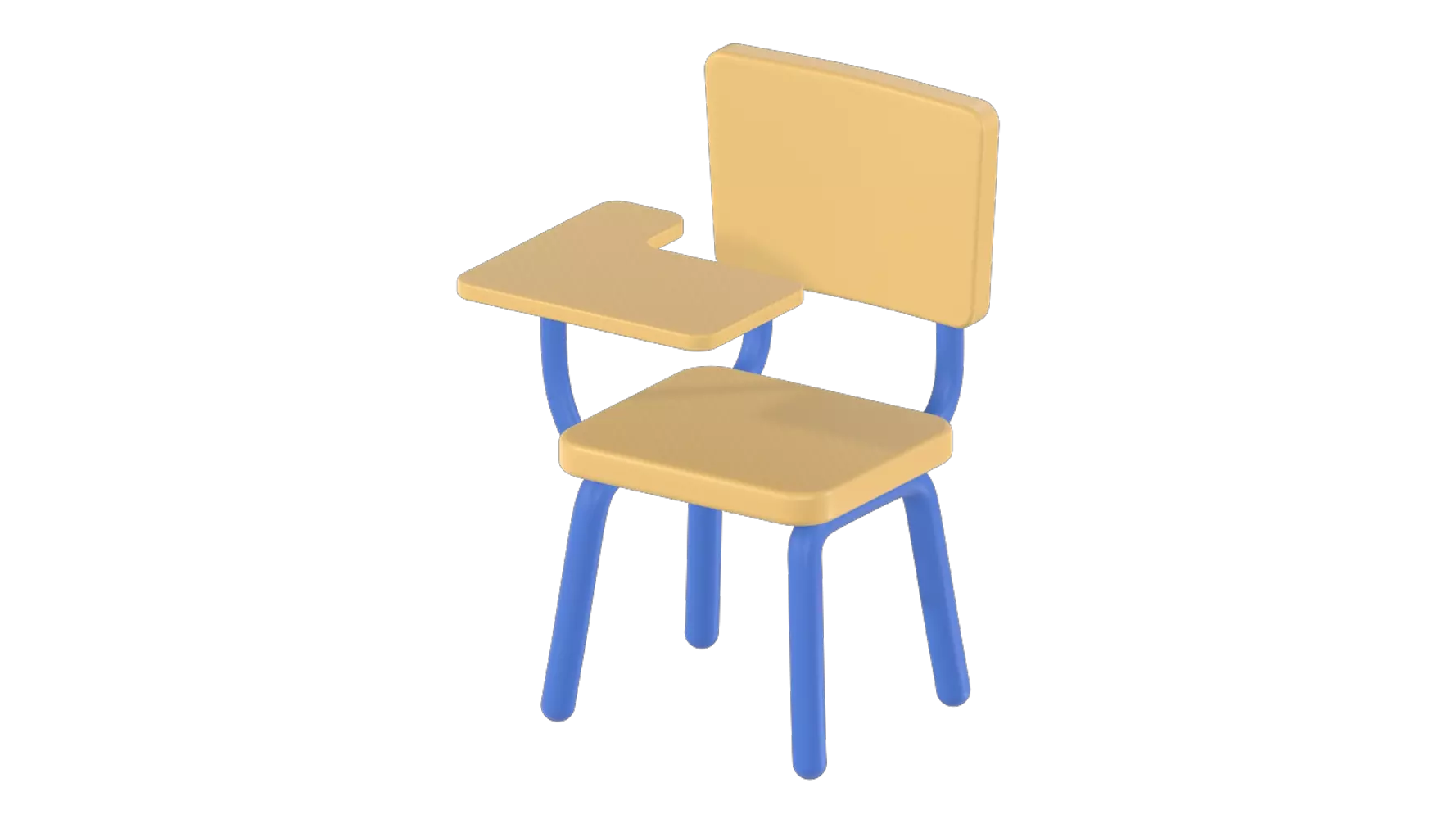 Student Chair 3D Graphic