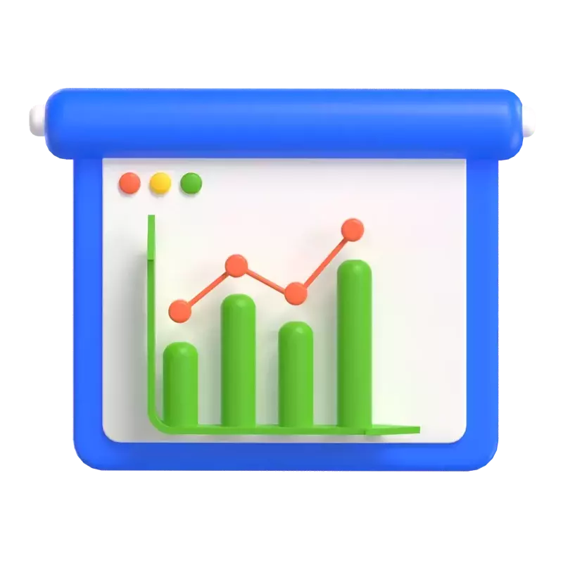 Analytics 3D Graphic