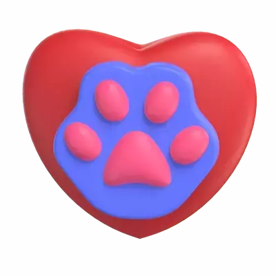 Paw 3D Graphic