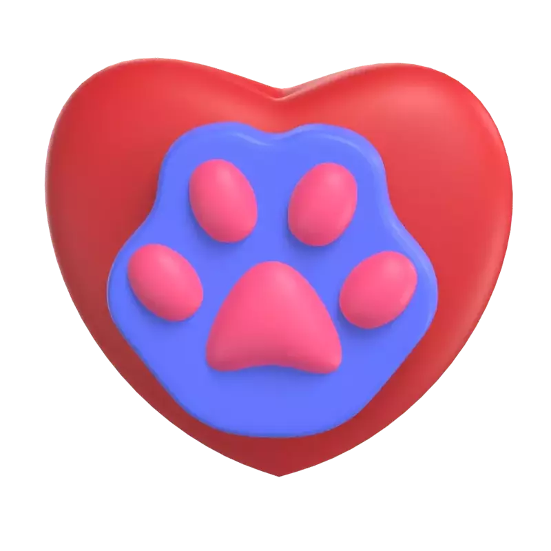 Paw 3D Graphic