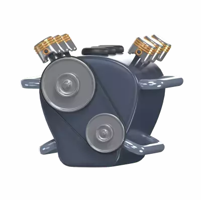 Motor 3D Graphic