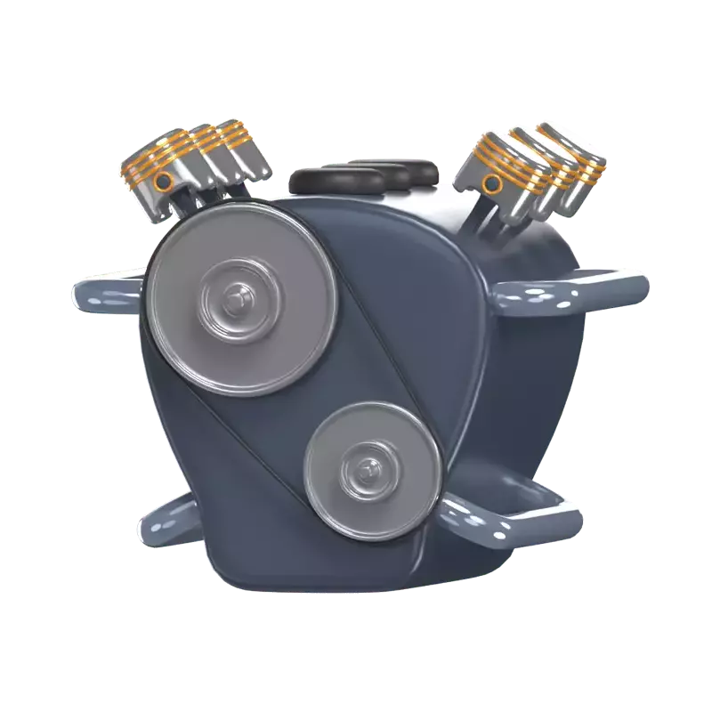 Motor 3D Graphic