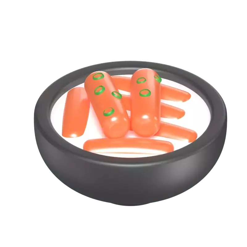 Tteokbokki 3D Graphic