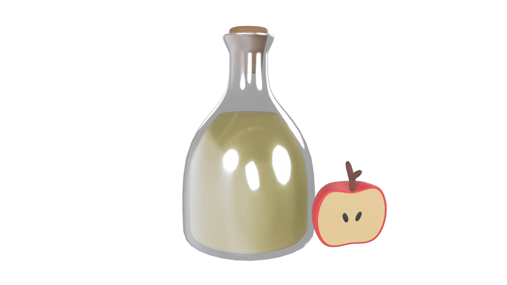 Apple Cider 3D Graphic