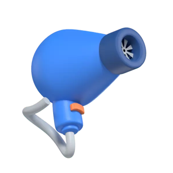 Hairdryer 3D Graphic