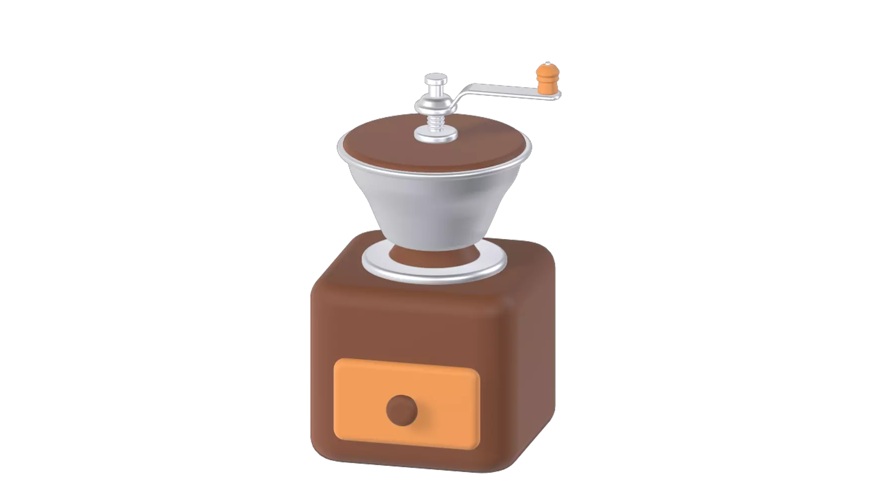 Grinder Coffee 3D Graphic