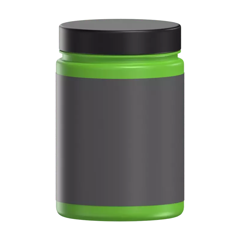 Plastic Jar 3D Graphic