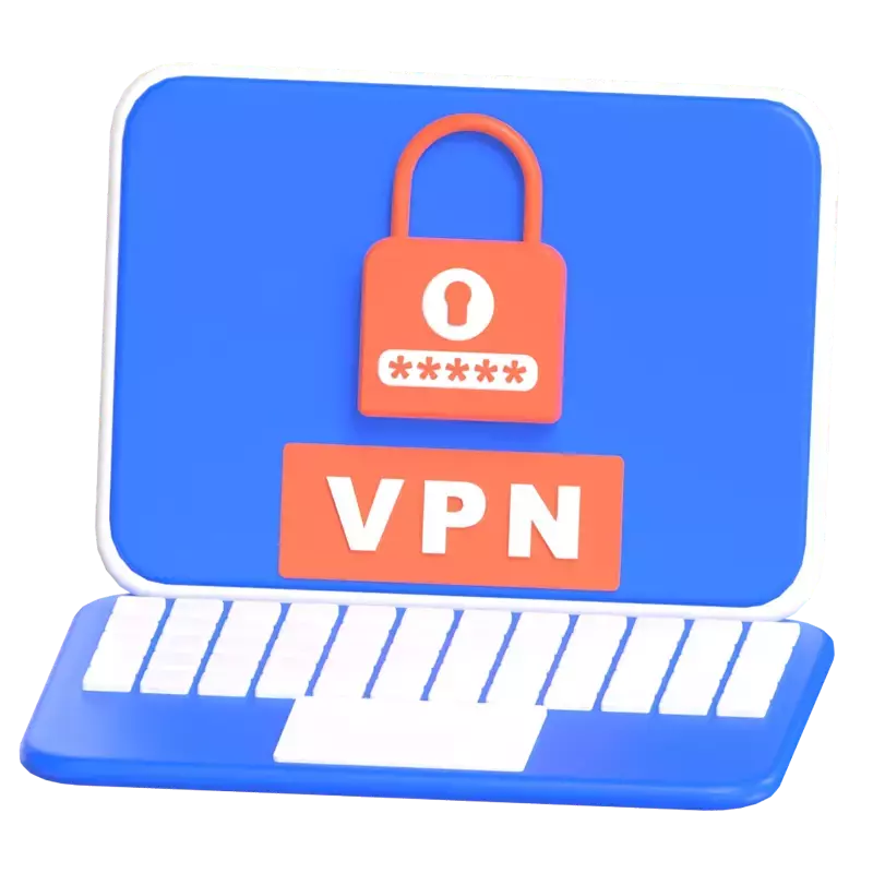 Vpn 3D Graphic