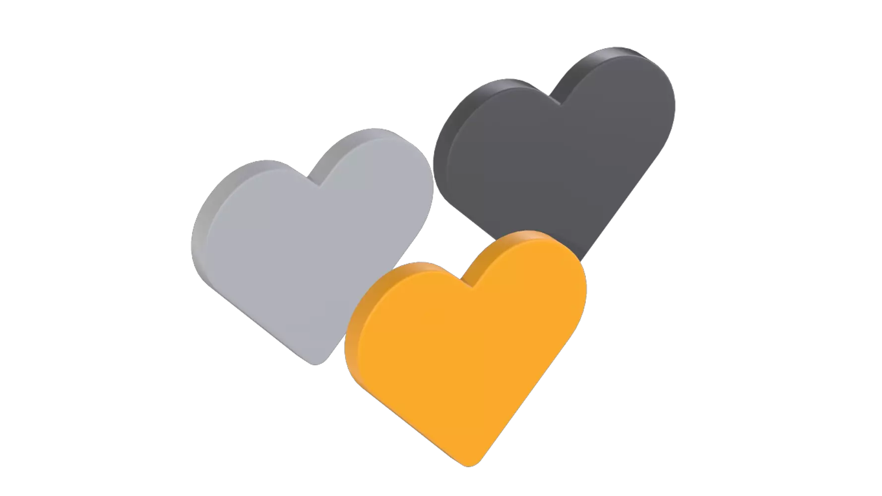 Heart Emoji 3D Graphic