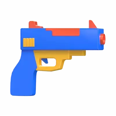 Gun 3D Graphic