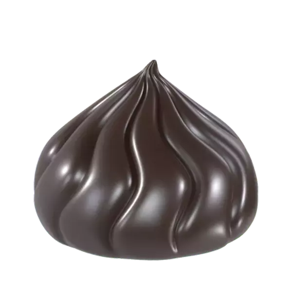 Chocolate Cone 3D Graphic