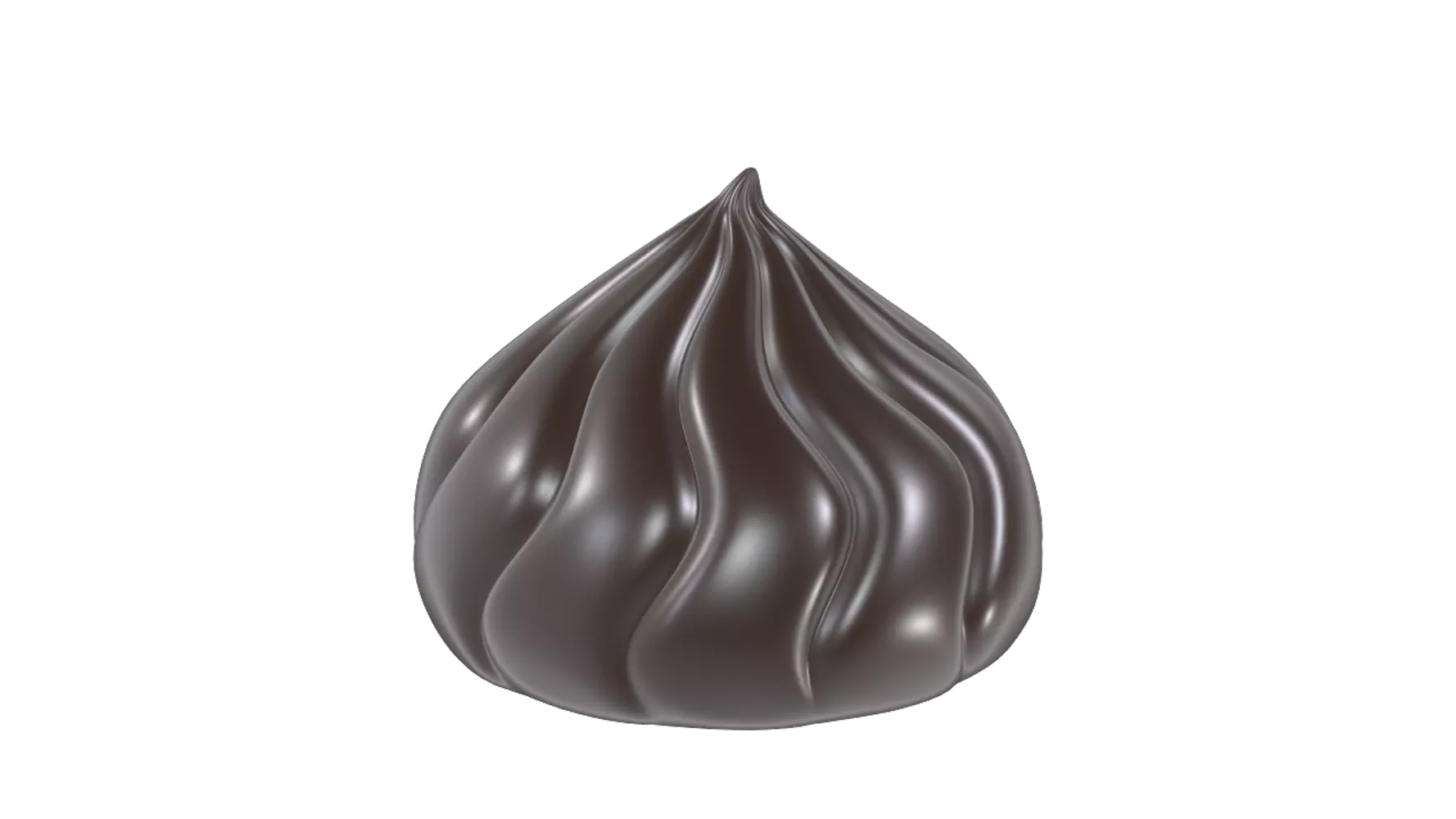 Chocolate Cone 3D Graphic
