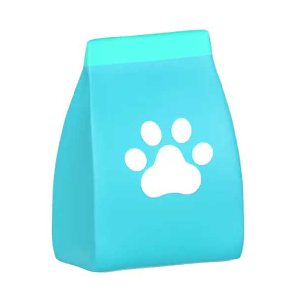 Pet Food 3D Graphic