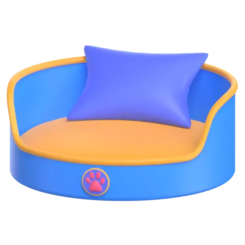 Cama para animais de estimação 3D Graphic