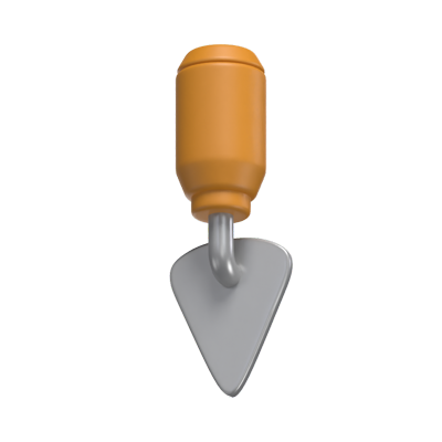 Shovel 3D Icon Model For Construction 3D Graphic