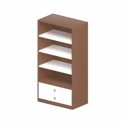 Bookshelf 3d model--087da850-9070-41b0-b5d0-b726aaa10491
