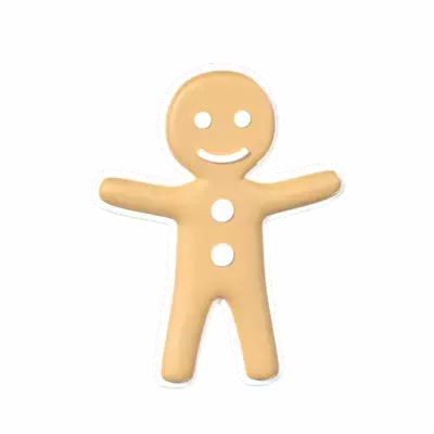 Gingerbread 3D Graphic